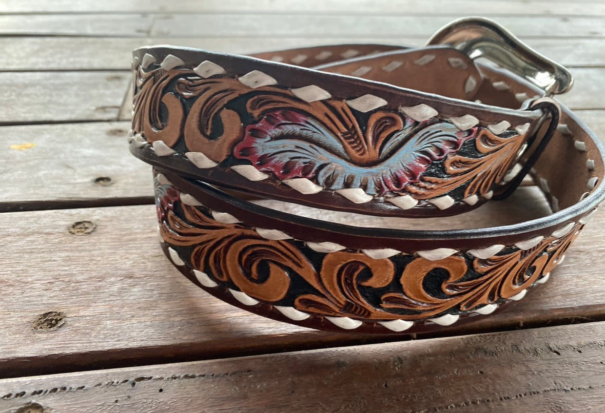 Wild Plum Feather Belt 🪶