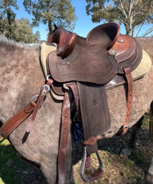 12.5” Fender Saddle – Demo Saddle | Quality Leather | Deep Seat