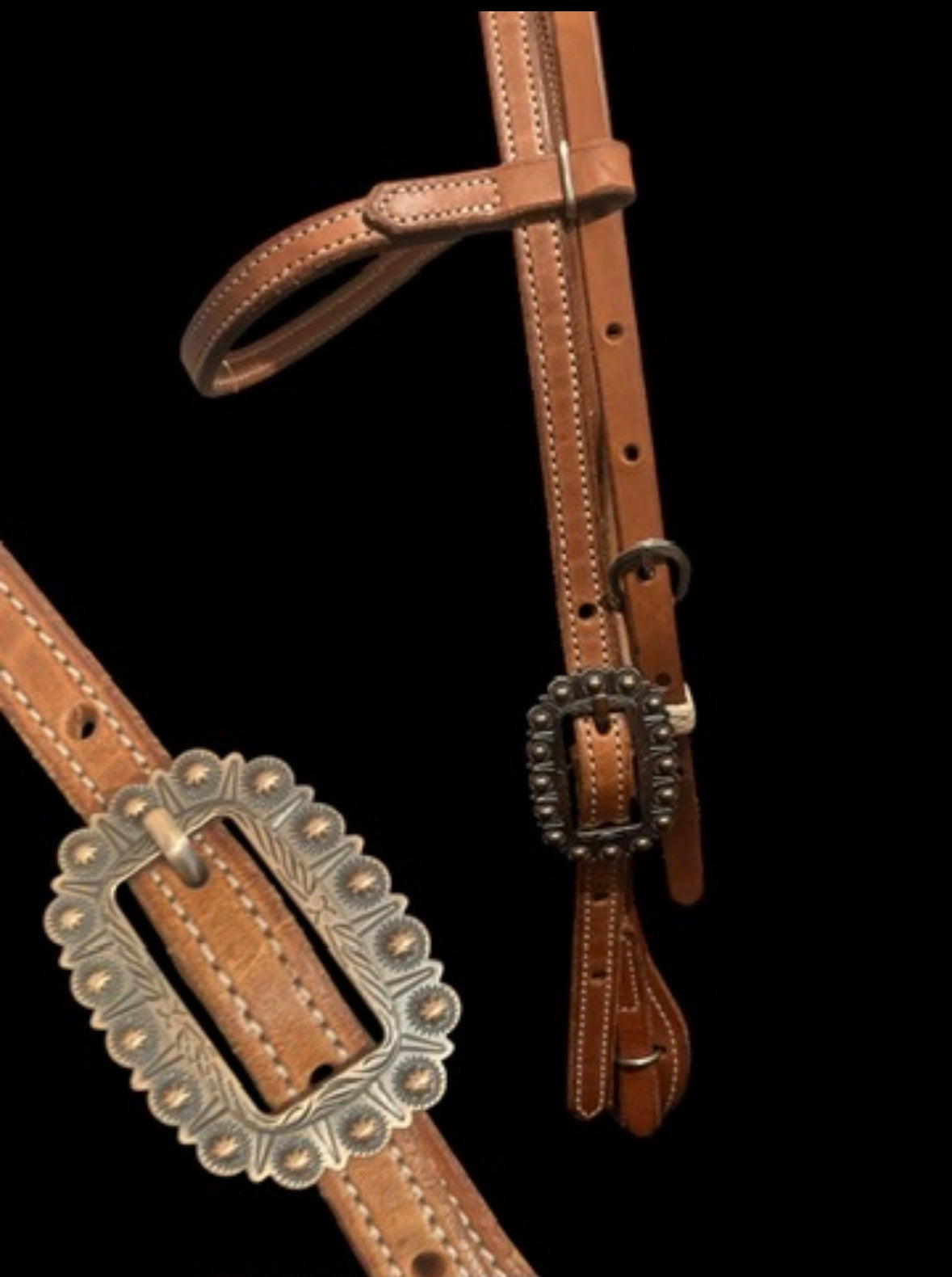 Western Concho Leather Bridle ✨