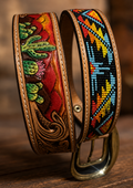 Desert Sunset Beaded Belt