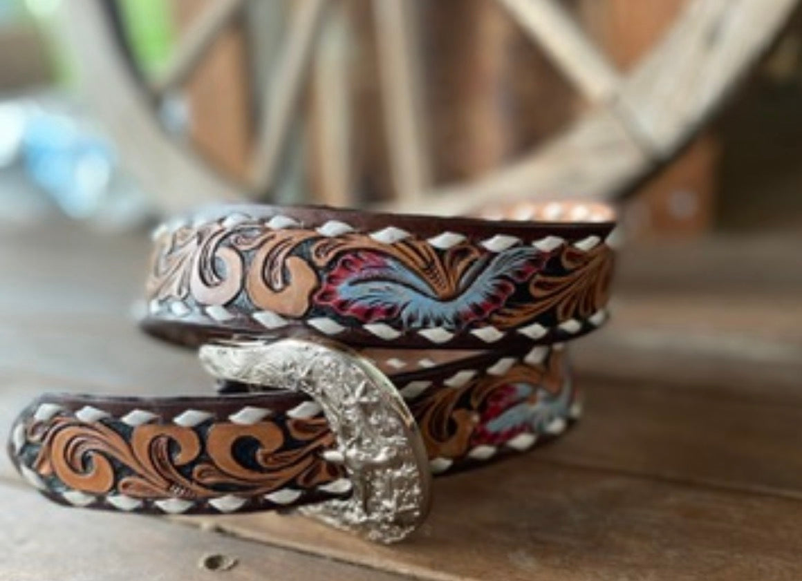 Wild Plum Feather Belt 🪶
