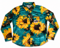 🌻✨ SUNFLOWER WESTERN SILK SHIRT ✨🌻