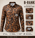 🤎 BOLD FLORAL WESTERN SILK SHIRT 🤎